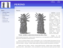 Tablet Screenshot of peruno.sk