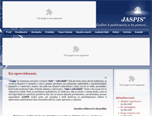 Tablet Screenshot of jaspis.peruno.sk