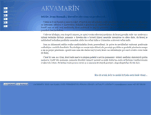 Tablet Screenshot of akvamarin.peruno.sk