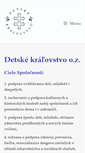 Mobile Screenshot of detskekralovstvo.peruno.sk